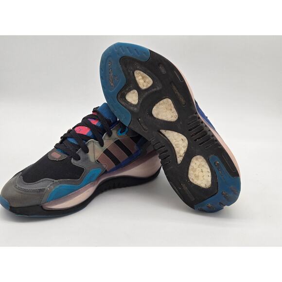 Adidas ZX Alkyne Classic Black/Green/Navy Size 6.5 - Picture 7 of 8